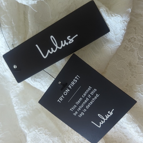 Lulu's Take Me to Brunch Ivory Lace Shift Dress - Picture 11 of 11